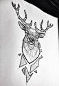 #tattoo##纹身##图案#30 illustrations graphiques autour des animaux - Inspiration graphique #9 | BlogDuWebdesign: