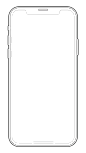 iPhone X 原型线框模板