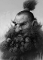 用画笔征服世界《暴雪风暴之子 王炜 作品欣赏》