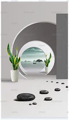 创意立体玄关走廊背景墙装饰画