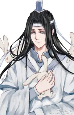  @川明_Akira
#魔道祖师##蓝忘机##魏无羡##忘羡#  和之前那张羡羡的一起情侣壁纸ver？为了想蓝湛的台词憋了好久 仔细想想 他真的没怎么说过话啊（人家都是实干（笑