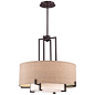 Possini Euro Concentric Shades 25" Wide Bronze Pendant Light - #3H319 | www.lampsplus.com: