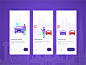 Car Parking App Walkthrough clean app interface design car app parking app illustration app design app flat clean ios web interface ux ui