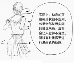 漫画人物裙子绘画教程大全，教你怎么画裙子！ : 漫画人物裙子绘画教程大全，教你怎么画裙子！,