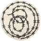 Barbed Wire, Hand-Knotted Rug Designed by Studio Job 1