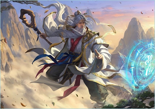 冠绝天下*南华老仙_看图_三国杀皮肤吧_...