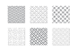 几何背景纹理素材 Thirty Six Assorted Pattern – 云瑞设计