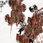 徐湛老师的写意花鸟作品赏析