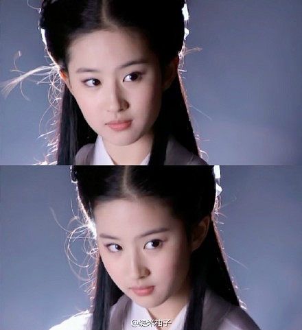 【#神雕侠侣# 小龙女】一袭白衣若雪，犹...