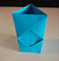 简单漂亮的笔筒折纸方法图解步骤-www.uzones.com