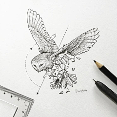 单哉采集到经典黑白插画