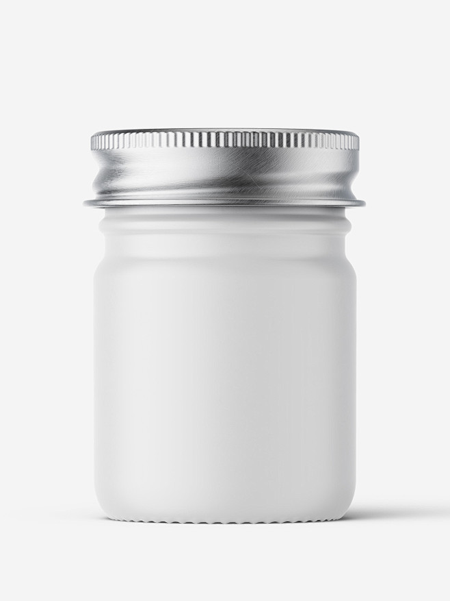 Small jar mockup wit...