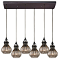 Elk Lighting Danica 46024/6RC 6 Light Chandelier - 46024/6RC contemporary-chandeliers