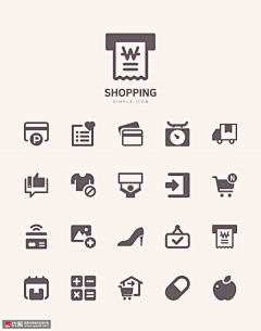 小九爷采集到ui-功能小图标，剪影小图标