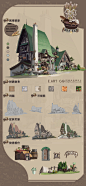 艺数绘网络班场景面包房作品