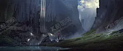 中世纪风格场景插画 【酷图网】CG原画,PSD源文件,欧洲古堡,中世纪城堡,宫殿,复古建筑,场景绘画,参考,大气奢华,复古古典,建筑物房屋,场景插画,游戏场景,大气,壁纸,桌面
