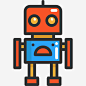 机器人图标 https://88ICON.com 技术 玩具 儿童 金属 机器人 婴儿玩具 孩子和婴儿