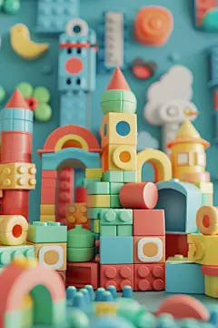 经典积木玩具模型