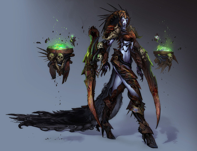 黑暗女王角色设计