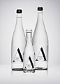 Akka water packaging design by Stockholm Design Lab.: 