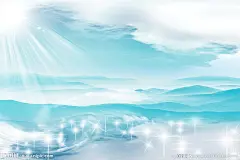 蓝色背景源文件