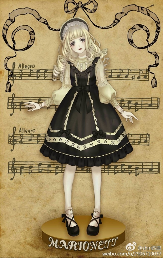 给@星辰幻想lolita洋装 家提线木偶.
