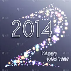 2014年,马,新年前夕,背景聚焦,华丽的,春节,计划书,壁纸,模板,庆祝
