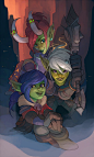 Spicy Bommie, Anzka Nguyen : My entry for the Deviantart's Goblins vs. Gnomes Challenge