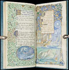 插画艺术家–Jessie Bayes ​​​
英国插画家Jessie Bayes在1914年制作的一本纯手绘书《给云朵和夜晚》，绘图精美细腻，点缀其间的是雪莱的诗句。 