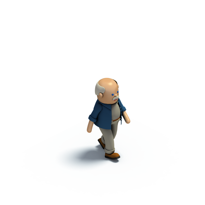 C4D人物小孩3D立体模型