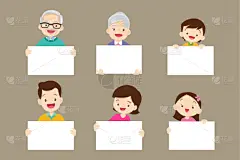 家庭,拿着,巨大的,空的,女儿,可爱的,母亲,父亲,相伴