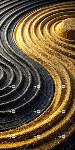 Ai产生的 沙 图案 海浪 闪光 闪闪发光 手机壁纸 墙纸