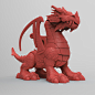 IMAGINEXT Dragon, Matt Flesher : Sculpture for Fisher-Price Imaginext Dragon sculpted using Freeform. Rendered in Keyshot.