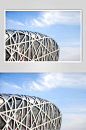 北京风光建筑鸟巢一角高清图片-众图网