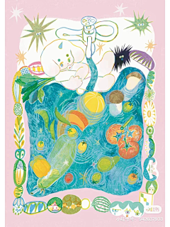 花泽川菜采集到风格插画