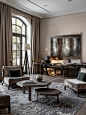Contemporary French interior of a countryside house in Moscow region – Fifth Avenue