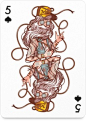 Playing Arts，来自世界各地的54位艺术家，采用自己擅长的技术和风格绘制一张扑克牌图案