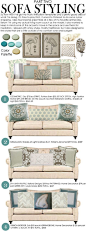 Sofa Styling Part Two: 