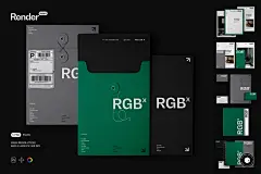 Brand Identity Mockup Set 06⎪6套办公文具档案袋文件夹名片信纸