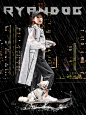白色亲子雨衣1