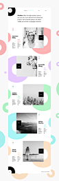 Perfecto : First layout for Perfecto Stock Imagery landing page. Showing some of the stock imagery category.I wanted to design a layout which would be visually attractive to the viewer and also compliment the photography (Photographer).The idea is that th