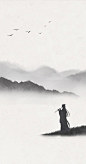 古风海报 壁纸 石家小鬼原创中国风二十四节气插画，商用请联系邮箱shijiaxiaogui@qq.com，未经允许严禁商用。