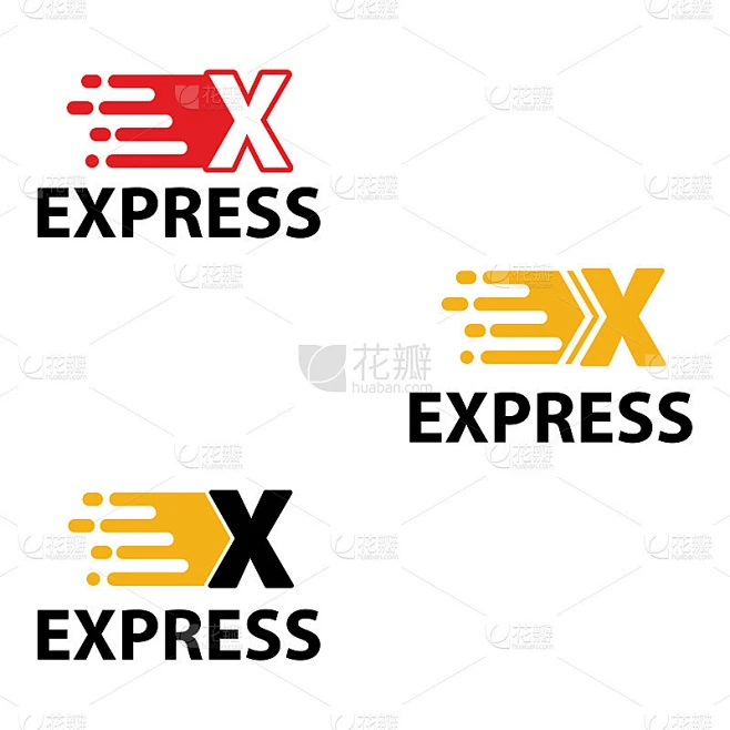 Express图标模板设计矢量图标插图素材-花瓣网