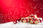 礼物,闪亮的,盒子,圣诞节,红色_157696929_Christmas Gifts_创意图片_Getty Images China