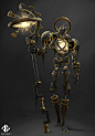 Ancient Titan, Deiv Calviz (David Villegas) : I'm trying to practice accuracy in my ipad by painting this character idea. I have like 20+ characters planned and this is just one of them for my IP/Portfolio.

So far, my process has been slower since it's h