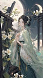 梨花院落溶溶月