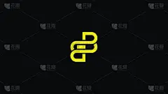 字母B标志和BB标志设计，矢量，字母组合，图标，模板，优质的商业字体。