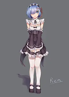 #Re:ゼロから始める異世界生活 还是蕾姆 - Rookie的插画