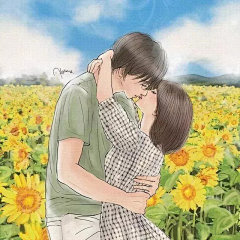 日本小姐姐的大尺度情侣接吻插画作品，网友：好甜！！ : 有木有考虑过单身狗的感受！