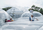 'air-mountain' by aether architects is an inflatable pavilion designed for shenzhen designboom